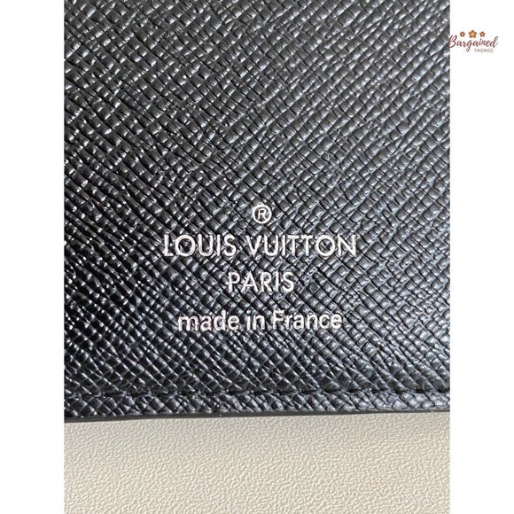 Authentic Louis Vuitton Damier Graphite Coated Canvas Leather Brazza Wallet 2014 - Picture 8 of 14